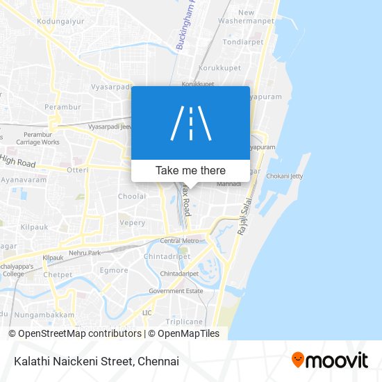 Kalathi Naickeni Street map