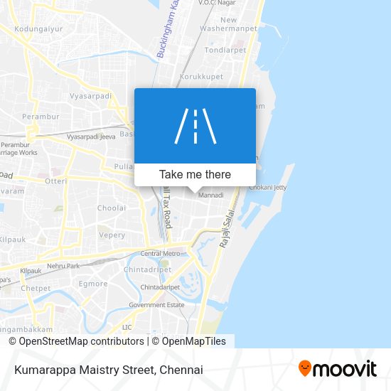 Kumarappa Maistry Street map