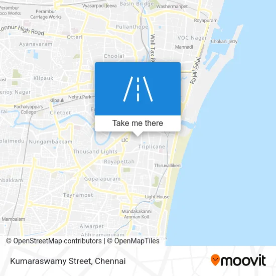 Kumaraswamy Street map