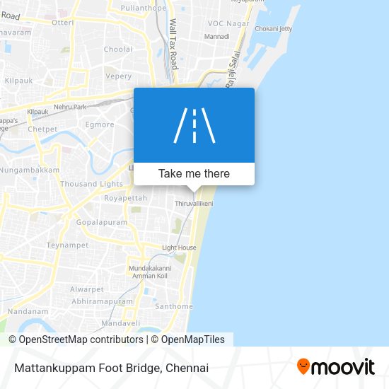 Mattankuppam Foot Bridge map