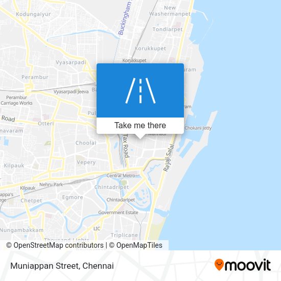 Muniappan Street map