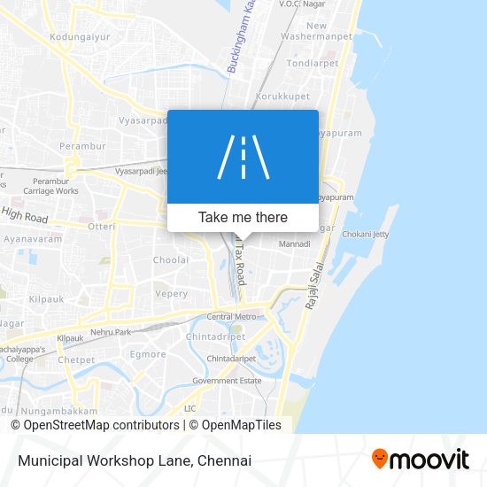Municipal Workshop Lane map