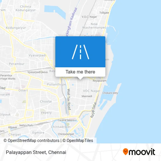 Palayappan Street map