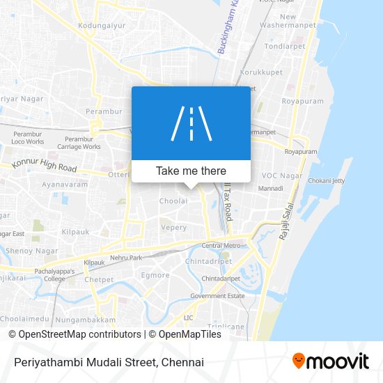 Periyathambi Mudali Street map