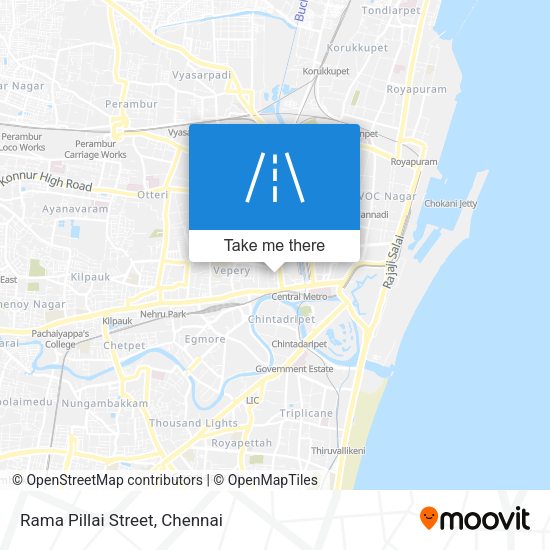 Rama Pillai Street map