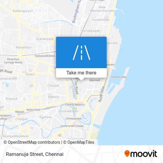 Ramanuja Street map