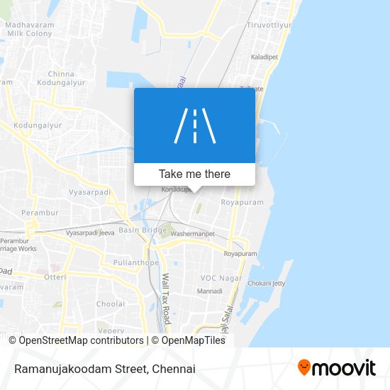 Ramanujakoodam Street map