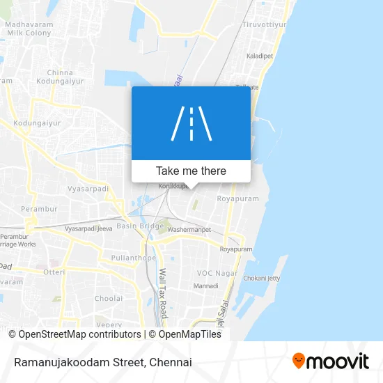 Ramanujakoodam Street map