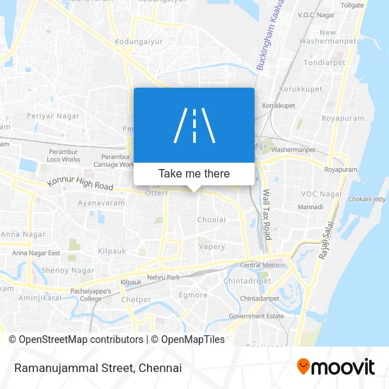 Ramanujammal Street map
