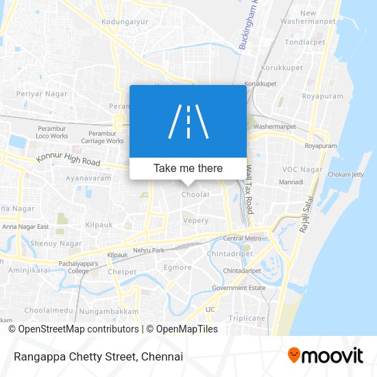 Rangappa Chetty Street map