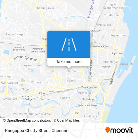 Rangappa Chetty Street map