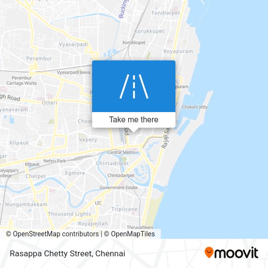 Rasappa Chetty Street map