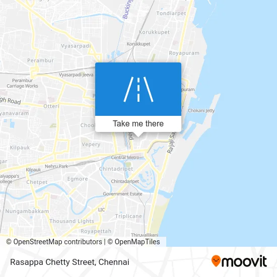 Rasappa Chetty Street map