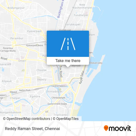 Reddy Raman Street map
