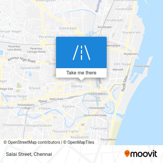 Salai Street map