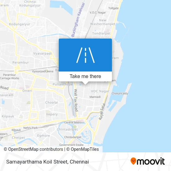 Samayarthama Koil Street map