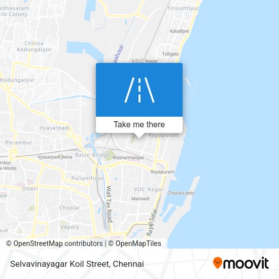 Selvavinayagar Koil Street map