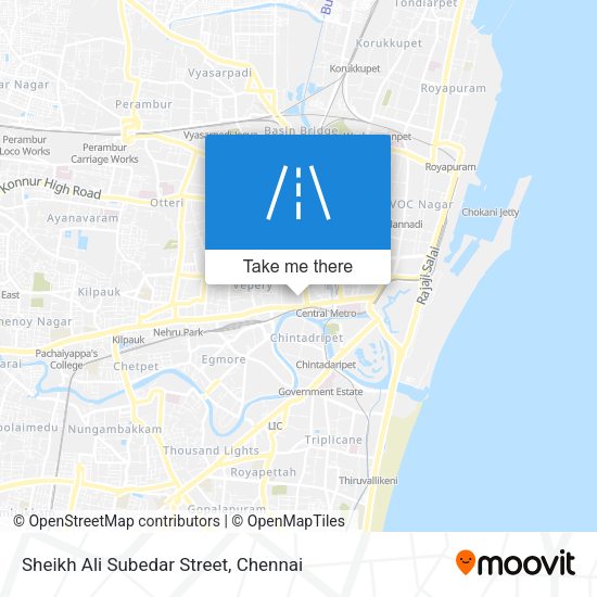 Sheikh Ali Subedar Street map