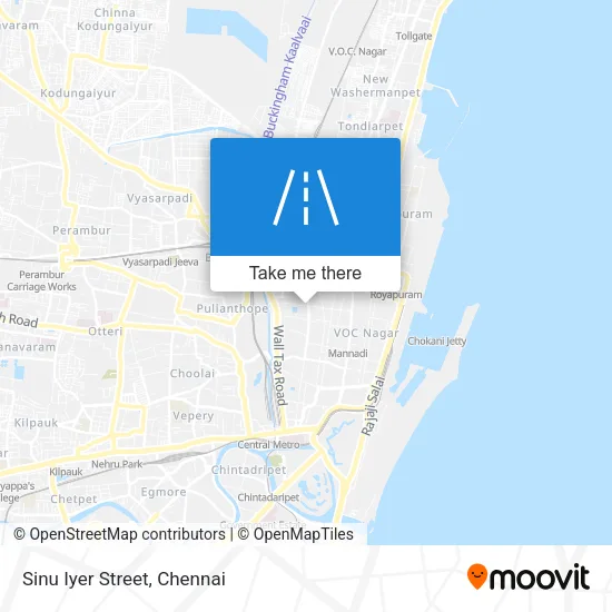 Sinu Iyer Street map