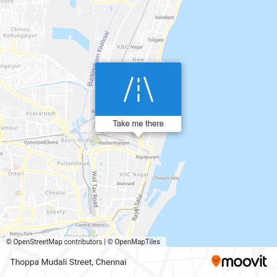 Thoppa Mudali Street map