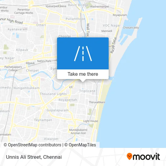 Unnis Ali Street map