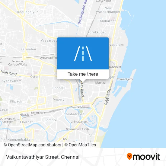 Vaikuntavathiyar Street map