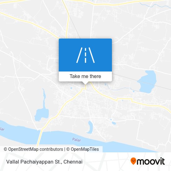 Vallal Pachaiyappan St. map