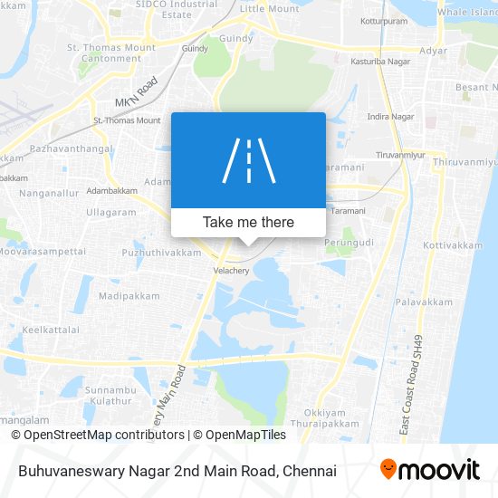 Buhuvaneswary Nagar 2nd Main Road map