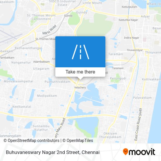 Buhuvaneswary Nagar 2nd Street map