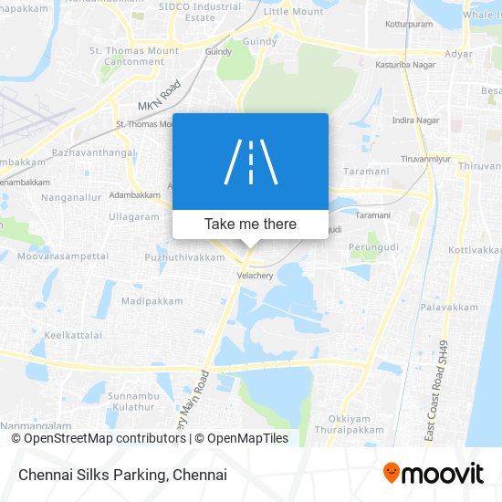 Chennai Silks Parking map