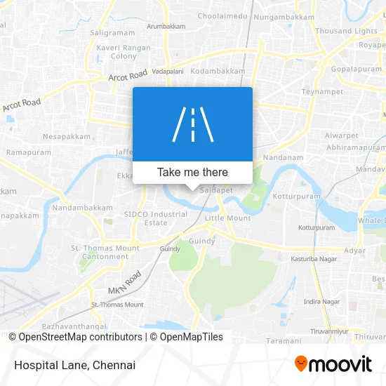 Hospital Lane map