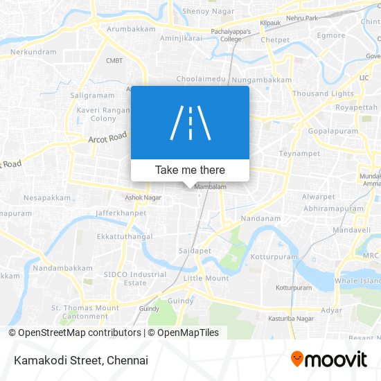 Kamakodi Street map