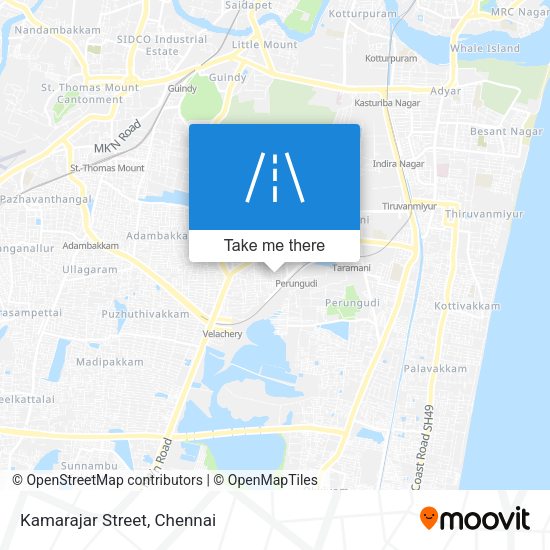 Kamarajar Street map