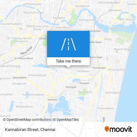 Kannabiran Street map