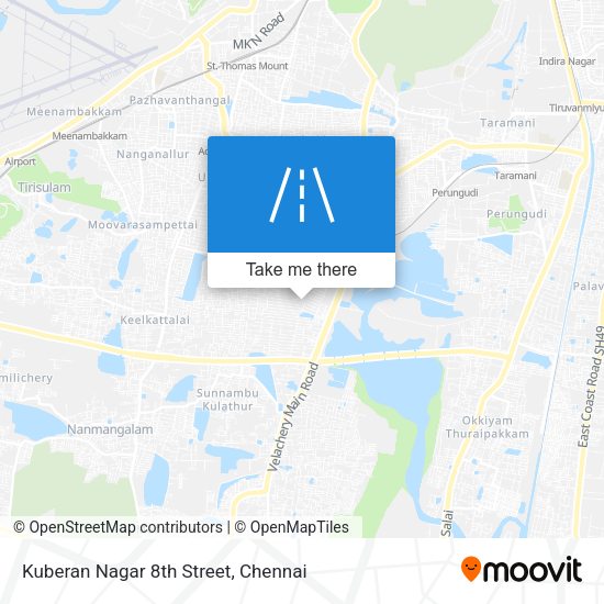 Kuberan Nagar 8th Street map