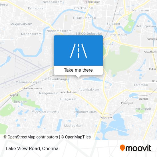 Lake View Road map