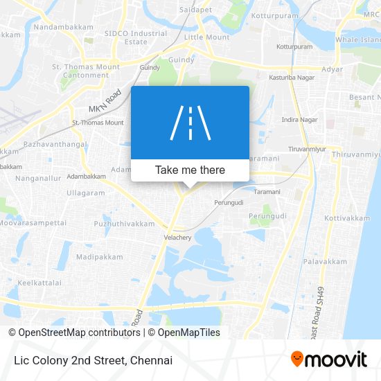 Lic Colony 2nd Street map