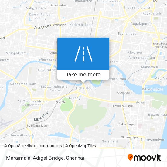 Maraimalai Adigal Bridge map