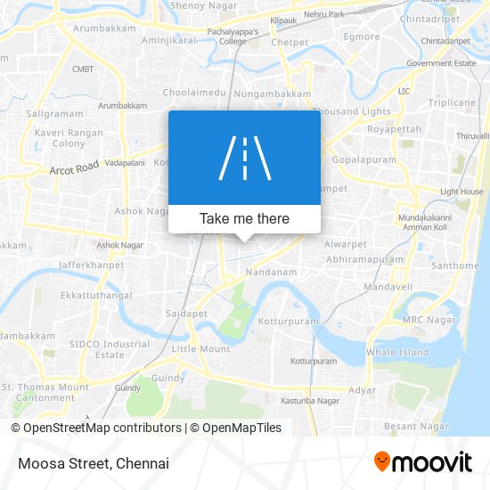 Moosa Street map