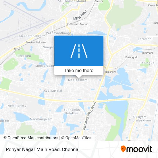 Periyar Nagar Main Road map