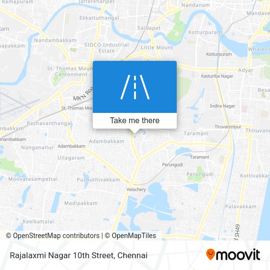 Rajalaxmi Nagar 10th Street map