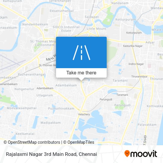 Rajalaxmi Nagar 3rd Main Road map