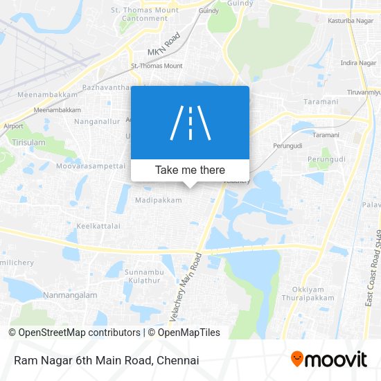 Ram Nagar 6th Main Road map