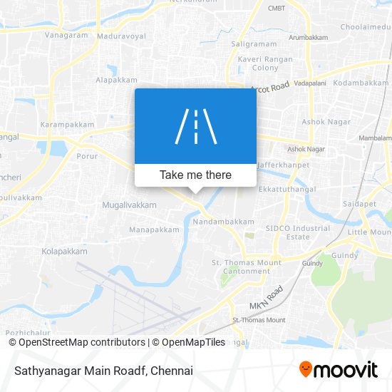 Sathyanagar Main Roadf map