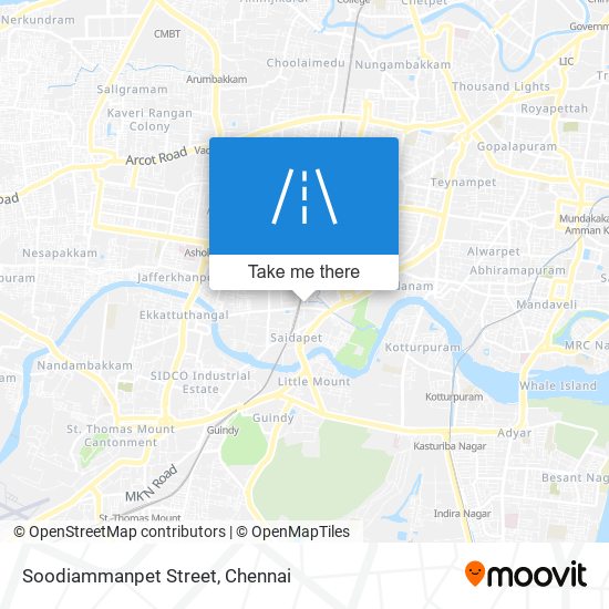 Soodiammanpet Street map