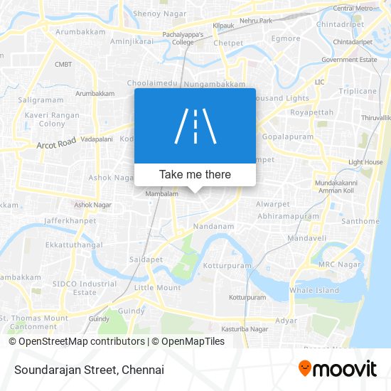 Soundarajan Street map