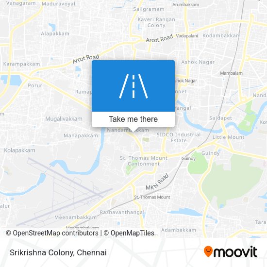 Srikrishna Colony map