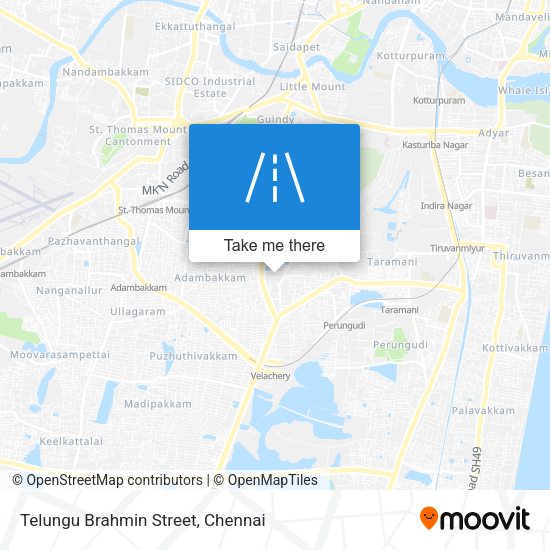 Telungu Brahmin Street map