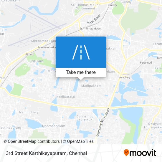 3rd Street Karthikeyapuram map