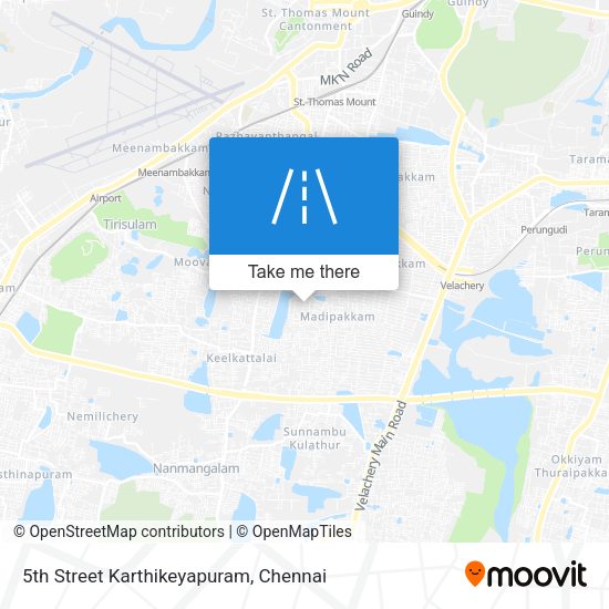 5th Street Karthikeyapuram map